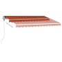 Orange and brown automatic standing awning 300x250 cm by vidaXL, Awnings - Ref: Foro24-3069510, Price: 402,12 €, Discount: %