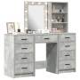 3-Piece Vanity Set with LED - Concrete Gray Quality Wood by , Bedroom Dressers - Ref: Foro24-3334221, Price: 272,81 €, Discou...