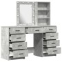 3-Piece Vanity Set with LED - Concrete Gray Quality Wood by , Bedroom Dressers - Ref: Foro24-3334221, Price: 272,81 €, Discou...