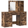 Set de tocador de 3 piezas con luz LED en madera de roble ahumado by , Bedroom Dressers - Ref: Foro24-3334222, Price: 271,45 ...
