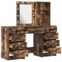 Set de tocador de 3 piezas con luz LED en madera de roble ahumado by , Bedroom Dressers - Ref: Foro24-3334222, Price: 271,45 ...