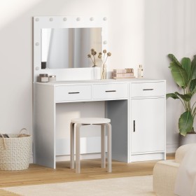 2-piece vanity set with LED in white wood by , Bedroom Dressers - Ref: Foro24-3334227, Price: 195,91 €, Discount: %