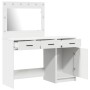 2-teiliges Waschtisch-Set mit LED in weißem Holz von , Schlafzimmerkommoden - Ref: Foro24-3334227, Preis: 195,91 €, Rabatt: %