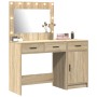 2-piece dressing table set with LED in Sonoma oak engineered wood by , Bedroom Dressers - Ref: Foro24-3334229, Price: 189,68 ...