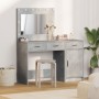2-Piece Vanity Set with LED in Gray Wood by , Bedroom Dressers - Ref: Foro24-3334230, Price: 185,61 €, Discount: %
