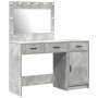 2-Piece Vanity Set with LED in Gray Wood by , Bedroom Dressers - Ref: Foro24-3334230, Price: 185,61 €, Discount: %