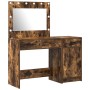 2-Piece Dresser Set with LED in Smoked Oak Wood by , Bedroom Dressers - Ref: Foro24-3334231, Price: 189,53 €, Discount: %