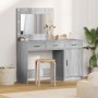 2-teiliges Waschtisch-Set mit LED in Sonoma engineered wood grey von , Schlafzimmerkommoden - Ref: Foro24-3334232, Preis: 195...