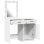 2-teiliges Waschtisch-Set mit LED, Holz weiß von , Schlafzimmerkommoden - Ref: Foro24-3334236, Preis: 153,59 €, Rabatt: %