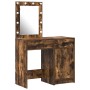 2-piece vanity set with LED in smoked oak wood by , Bedroom Dressers - Ref: Foro24-3334240, Price: 148,93 €, Discount: %