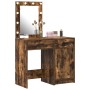 2-piece vanity set with LED in smoked oak wood by , Bedroom Dressers - Ref: Foro24-3334240, Price: 148,93 €, Discount: %