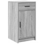 2-Piece Makeup Board Set with LED in Sonoma Gray Wood Made by , Bedroom Dressers - Ref: Foro24-3334241, Price: 153,46 €, Disc...