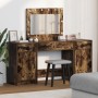 3-piece vanity set with LED in smoked oak wood by , Bedroom Dressers - Ref: Foro24-3334249, Price: 247,49 €, Discount: %
