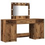3-Piece Vanity Set with LEDs in Reclaimed Wood and Engineered Wood by , Bedroom Dressers - Ref: Foro24-3334252, Price: 247,35...
