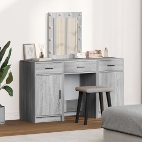 3-piece vanity set with LED in Sonoma engineered wood gray by , Bedroom Dressers - Ref: Foro24-3334259, Price: 213,69 €, Disc...