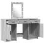 3-piece vanity set with LED in Sonoma engineered wood gray by , Bedroom Dressers - Ref: Foro24-3334259, Price: 213,49 €, Disc...