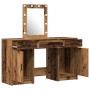 3-teiliges Waschtisch-Set mit LEDs aus gealtertem Holz von , Schlafzimmerkommoden - Ref: Foro24-3334261, Preis: 207,82 €, Rab...