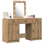 3-teiliges Waschtisch-Set mit LED-Eichenholz Artisan von , Schlafzimmerkommoden - Ref: Foro24-3334262, Preis: 208,23 €, Rabat...