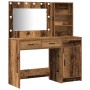 Set de tocador de 2 piezas con luz LED de madera envejecida de von , Schlafzimmerkommoden - Ref: Foro24-3334270, Preis: 213,8...