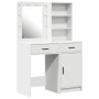Conjunto de Espejo y Tocador de 2 Piezas con LED de Madera Blancas by , Bedroom Dressers - Ref: Foro24-3334272, Price: 179,15...