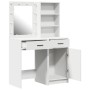 Conjunto de Espejo y Tocador de 2 Piezas con LED de Madera Blancas by , Bedroom Dressers - Ref: Foro24-3334272, Price: 179,15...