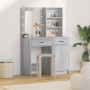 Set de tocador de 2 piezas con LED en madera ingenierizada gris Sonoma by , Bedroom Dressers - Ref: Foro24-3334277, Price: 17...