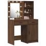 Set de tocador de 2 piezas con LED en madera de roble negro von , Schlafzimmerkommoden - Ref: Foro24-3334278, Preis: 179,18 €...