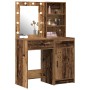 Conjunto de tocador de 2 piezas con LED en madera envejecida by , Bedroom Dressers - Ref: Foro24-3334279, Price: 173,95 €, Di...