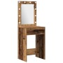 Conjunto de tocador de 2 piezas con LED en madera envejecida by , Bedroom Dressers - Ref: Foro24-3334279, Price: 173,95 €, Di...
