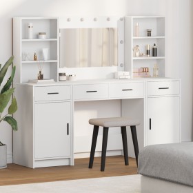 Juego de tocador de 3 piezas - Madera blanca ingeniería by , Bedroom Dressers - Ref: Foro24-3334281, Price: 306,57 €, Discoun...