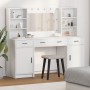 Juego de tocador de 3 piezas - Madera blanca ingeniería de , Tocadores para dormitorios - Ref: Foro24-3334281, Precio: 318,99...