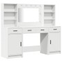 Juego de tocador de 3 piezas - Madera blanca ingeniería de , Tocadores para dormitorios - Ref: Foro24-3334281, Precio: 318,99...