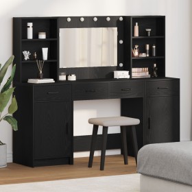 Conjunto de Tocador de 3 Piezas  Madera Elaborada Negra von , Schlafzimmerkommoden - Ref: Foro24-3334282, Preis: 314,41 €, Ra...