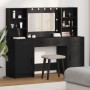 Conjunto de Tocador de 3 Piezas  Madera Elaborada Negra von , Schlafzimmerkommoden - Ref: Foro24-3334282, Preis: 302,16 €, Ra...