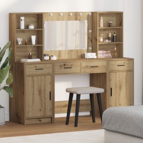 Set de Tocador de 3 Piezas en Madera Ingeniera de Roble Artisan by , Bedroom Dressers - Ref: Foro24-3334289, Price: 266,62 €,...