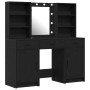 Set de Tocador de 3 Piezas de Madera Engineered Negra by , Bedroom Dressers - Ref: Foro24-3334291, Price: 262,65 €, Discount: %