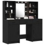 Set de Tocador de 3 Piezas de Madera Engineered Negra by , Bedroom Dressers - Ref: Foro24-3334291, Price: 262,65 €, Discount: %