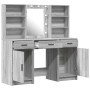 Conjunto de tocador de 3 piezas en gris Sonoma de madera elaborada von , Schlafzimmerkommoden - Ref: Foro24-3334295, Preis: 2...