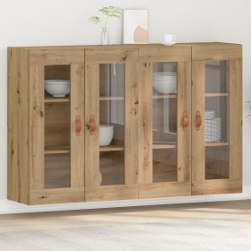 Armario Montado en la Pared Set de 2 Roble Artesanal von , Sideboards - Ref: Foro24-3334300, Preis: 195,10 €, Rabatt: %