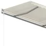 Manual retractable awning with cream poles 4x3.5 m by vidaXL, Awnings - Ref: Foro24-3070017, Price: 436,65 €, Discount: %