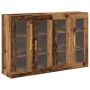 Armario Montado en la Pared Set de 2 Madera Vieja Madera Maciza by , Sideboards - Ref: Foro24-3334305, Price: 172,04 €, Disco...