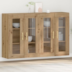 Armario montado en la pared Juego de 2 Roble artesanal von , Sideboards - Ref: Foro24-3334306, Preis: 198,13 €, Rabatt: %
