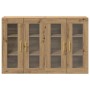 Armario montado en la pared Juego de 2 Roble artesanal by , Sideboards - Ref: Foro24-3334306, Price: 173,53 €, Discount: %