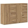 Buffet Set de 2 Roble artesanal MDF, Tablero de partículas Grande von , Sideboards - Ref: Foro24-3334312, Preis: 191,24 €, Ra...