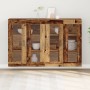 Cabinet Montado en la Pared Juego de 2 Madera antigua, negro by , Sideboards - Ref: Foro24-3334314, Price: 205,03 €, Discount: %