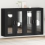 Gabinete Montado en la Pared Conjunto de 2 Roble Negro by , Sideboards - Ref: Foro24-3334316, Price: 180,00 €, Discount: %
