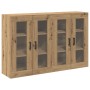 Gabinete Montado en la Pared Set de 2 Roble Artesanal de , Aparadores - Ref: Foro24-3334315, Precio: 200,28 €, Descuento: %