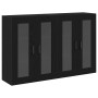 Gabinete Montado en la Pared Conjunto de 2 Roble Negro by , Sideboards - Ref: Foro24-3334316, Price: 180,00 €, Discount: %