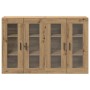 Gabinete Montado en la Pared Set de 2 Roble Artesanal de , Aparadores - Ref: Foro24-3334315, Precio: 200,28 €, Descuento: %