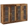 Armario Montado en la Pared Conjunto de 2 Marrón Madera maciza von , Sideboards - Ref: Foro24-3334317, Preis: 186,78 €, Rabat...